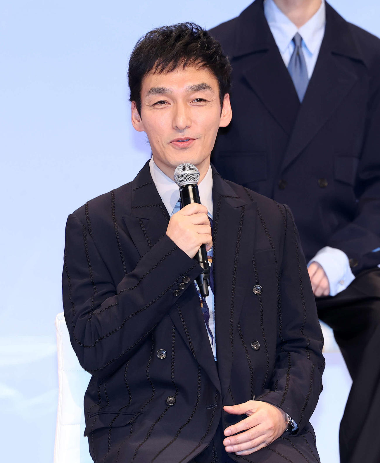 「終幕のロンド」の製作発表に臨む草彅剛（撮影・鈴木正人）