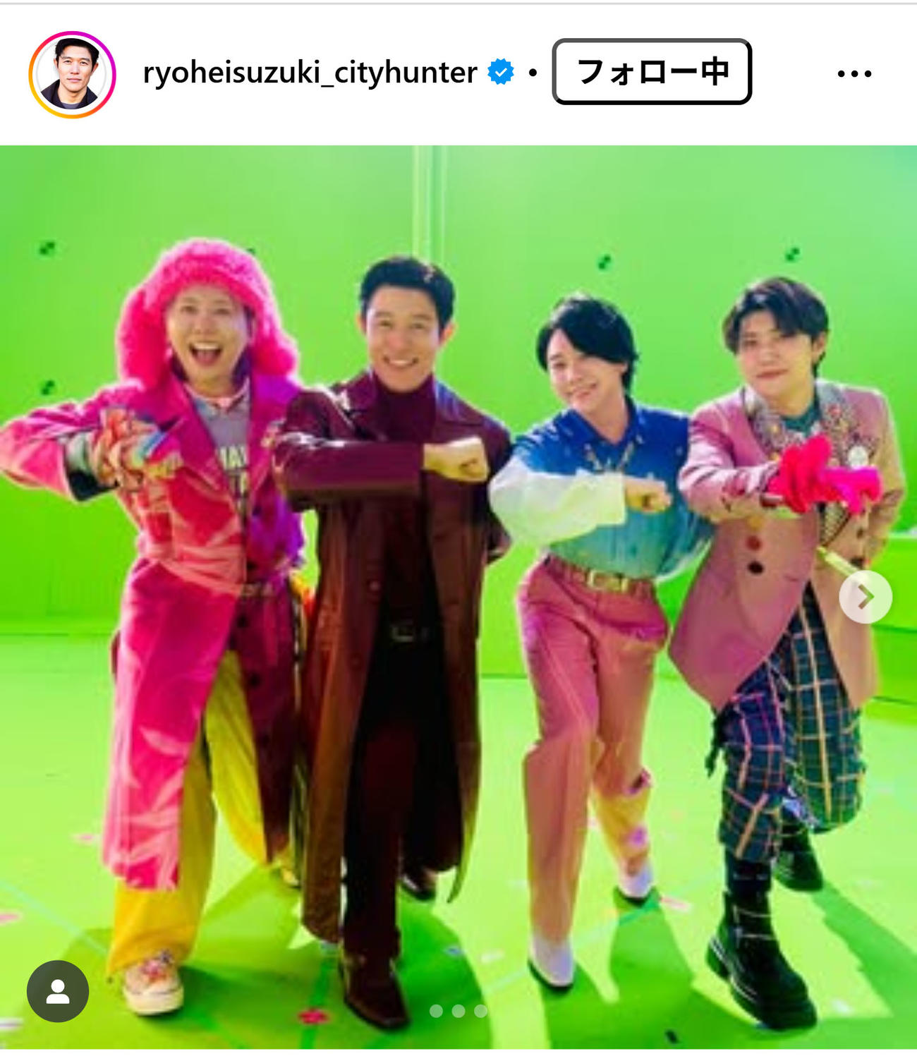 鈴木亮平のインスタグラムから