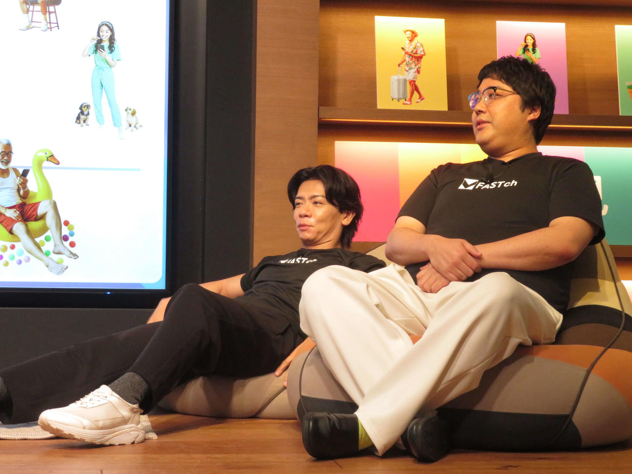 マヂカルラブリーの野田クリスタルと村上(2025年6月撮影)