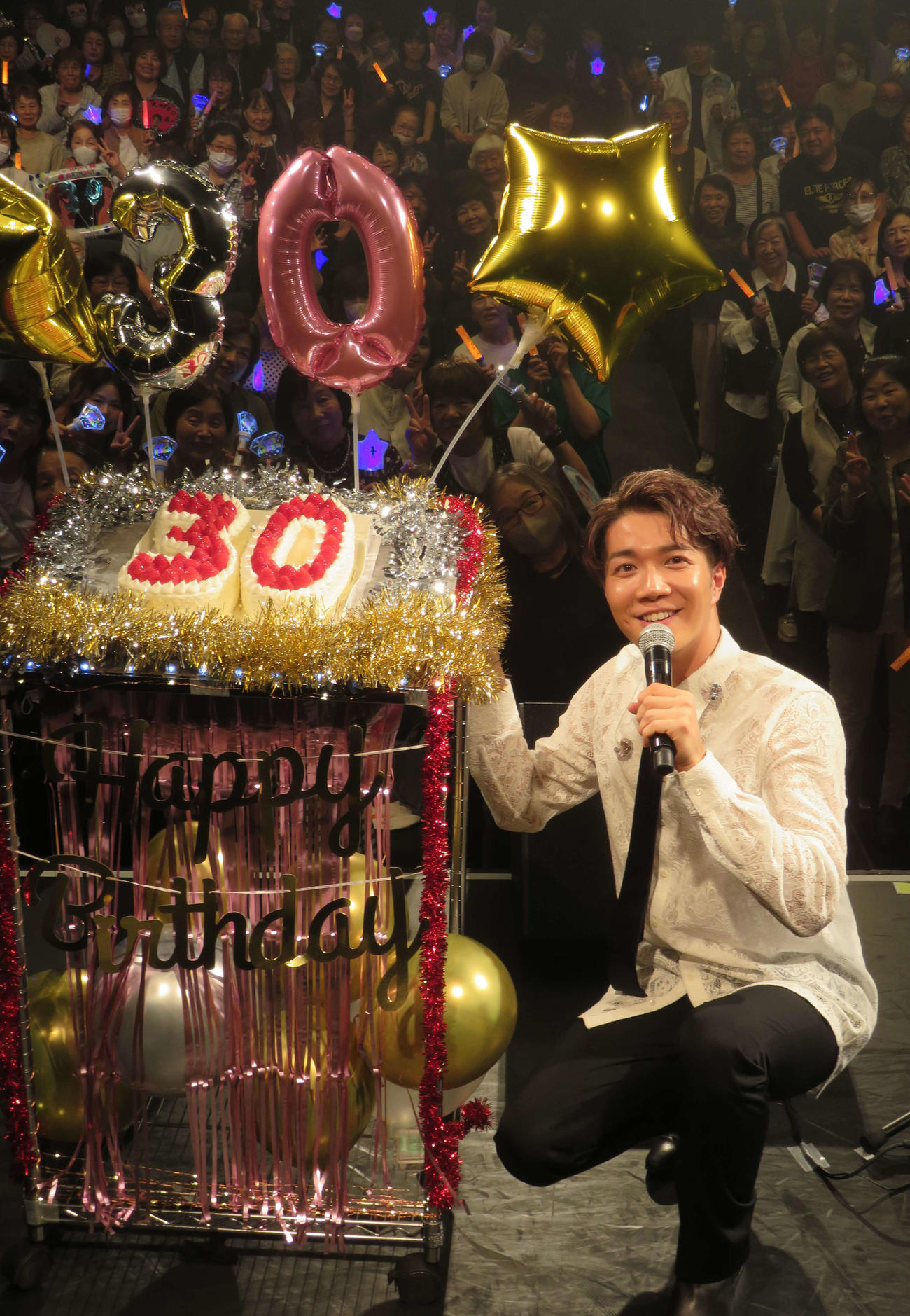 30歳のバースデーライブを行った中澤卓也