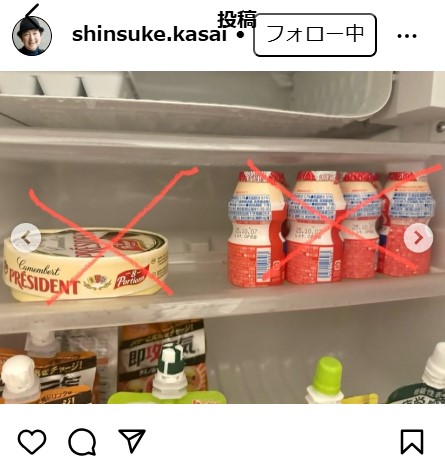 笠井信輔のインスタグラムから