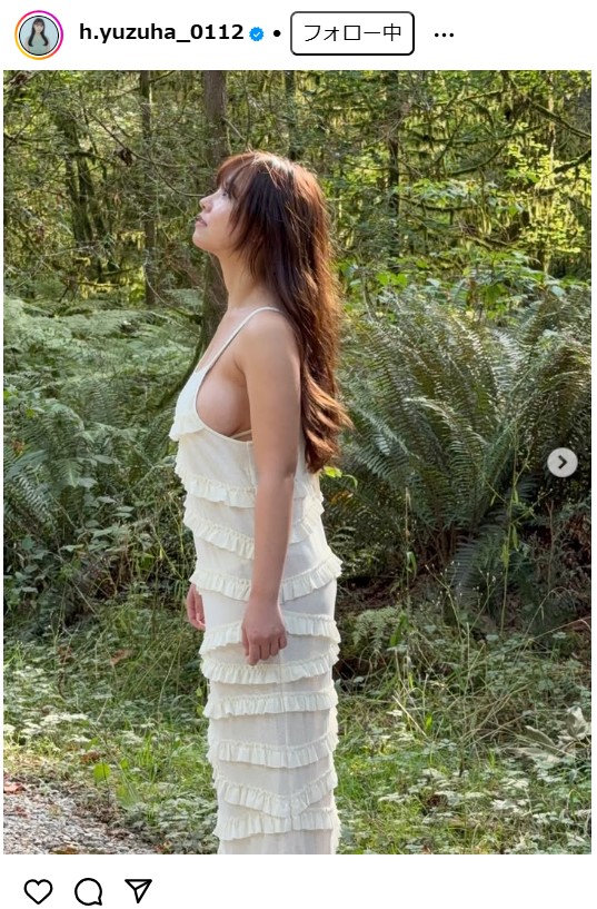 本郷柚巴のインスタグラムから