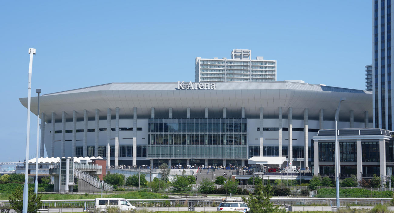 来年5月に「RE:IWAROMAN」が行われるKアリーナ横浜（2025年6月撮影）