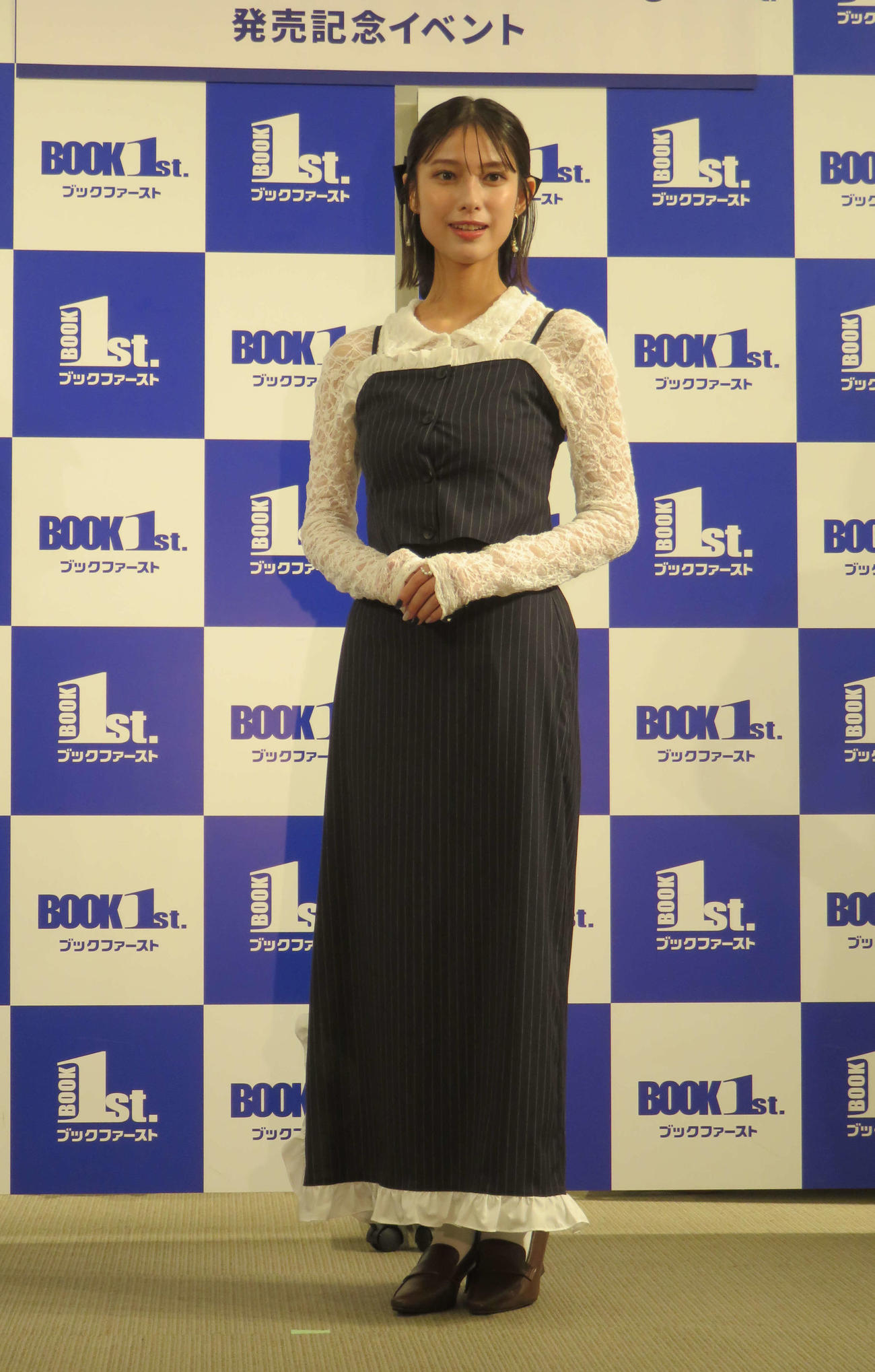 3冊目の写真集「Into The Light」の発売記念イベント取材会に臨んだ玉田志織