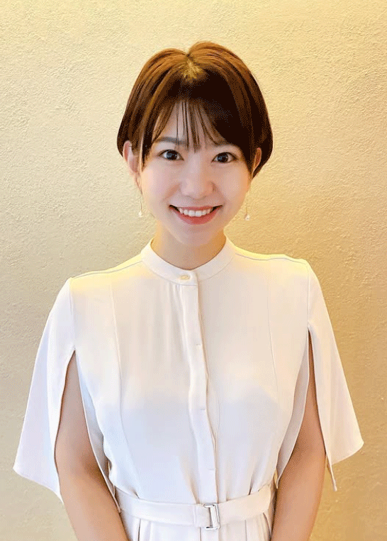 矢端名結アナのインスタグラムから