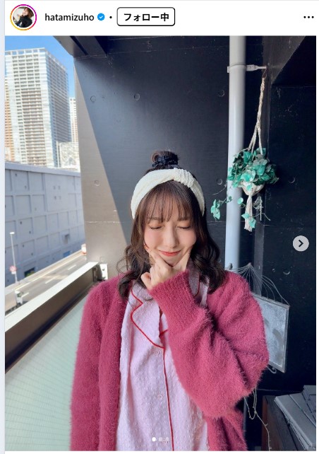 秦瑞穂のインスタグラムから