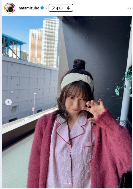 秦瑞穂のインスタグラムから