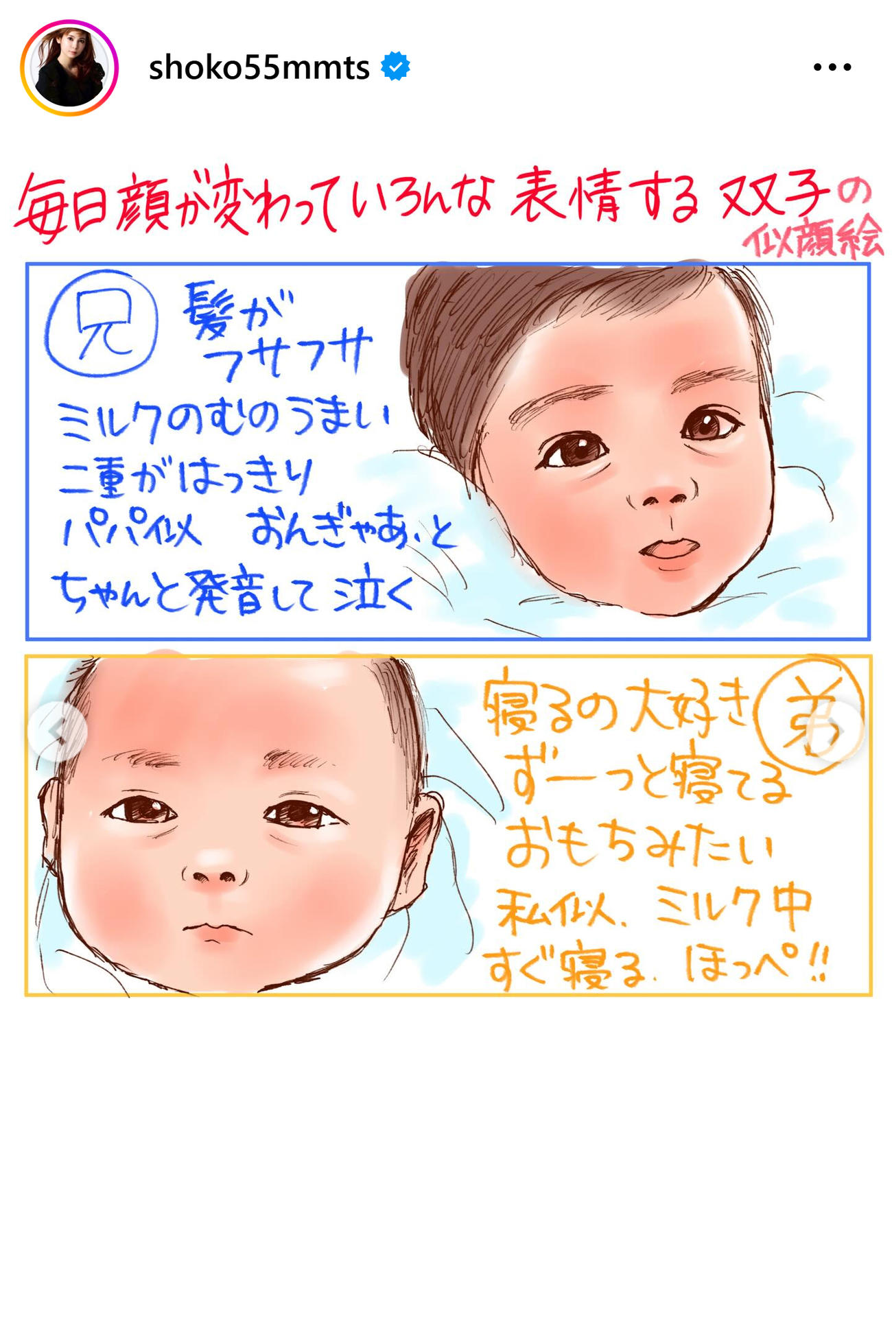 中川翔子のインスタグラムから