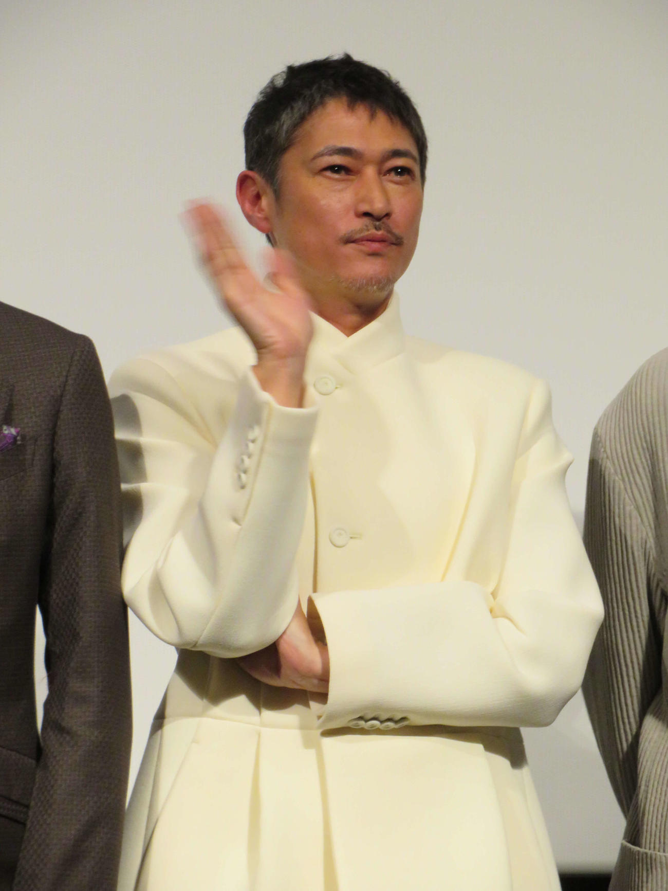映画「次元を超える」完成披露試写会に登壇した窪塚洋介（撮影・村上幸将）
