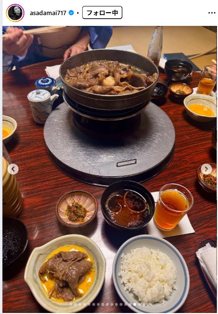 浅田舞のインスタグラムから