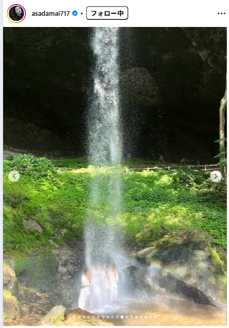 浅田舞のインスタグラムから
