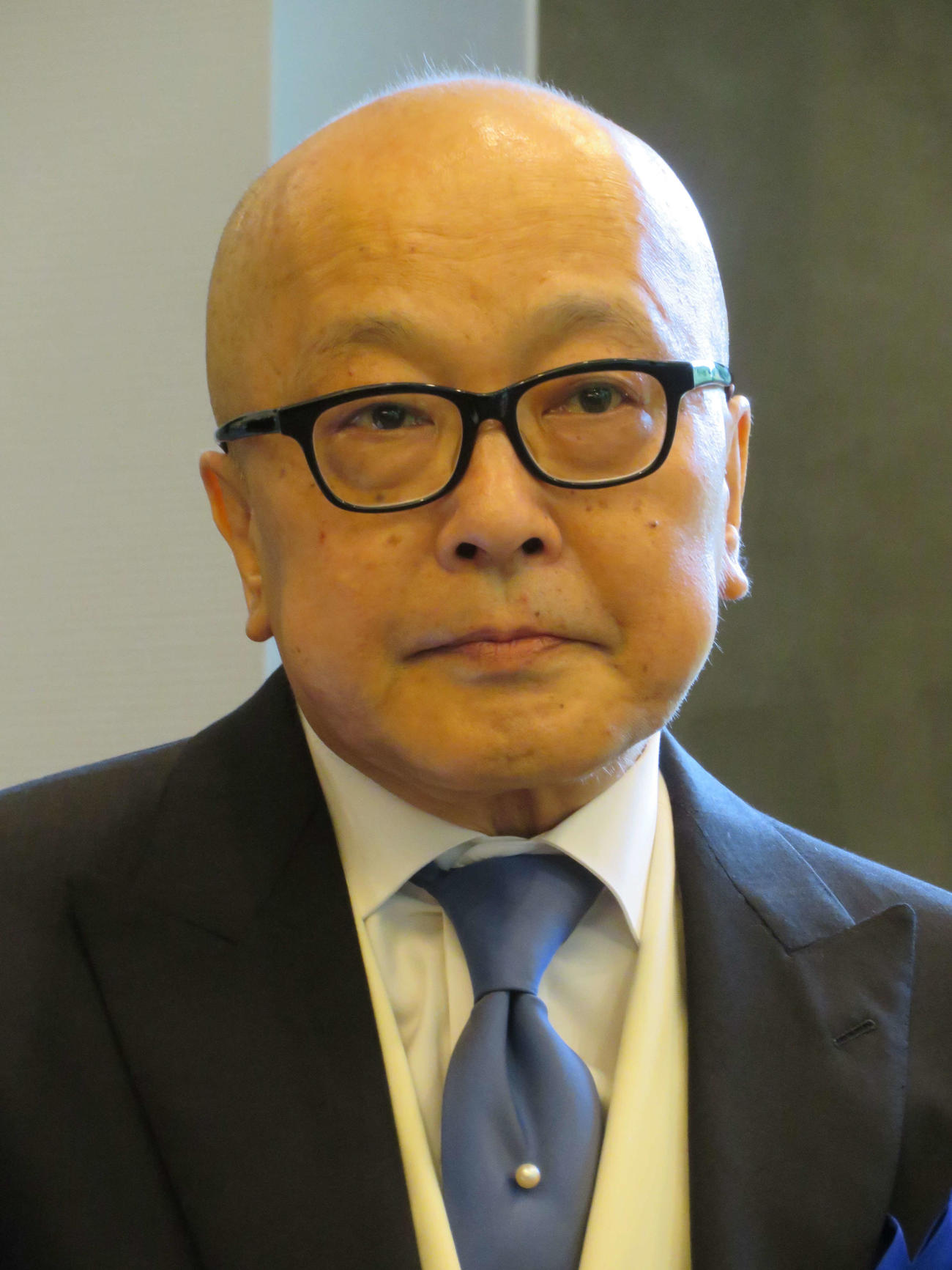 「第17回伊丹十三賞」の贈呈式に出席した山田五郎氏