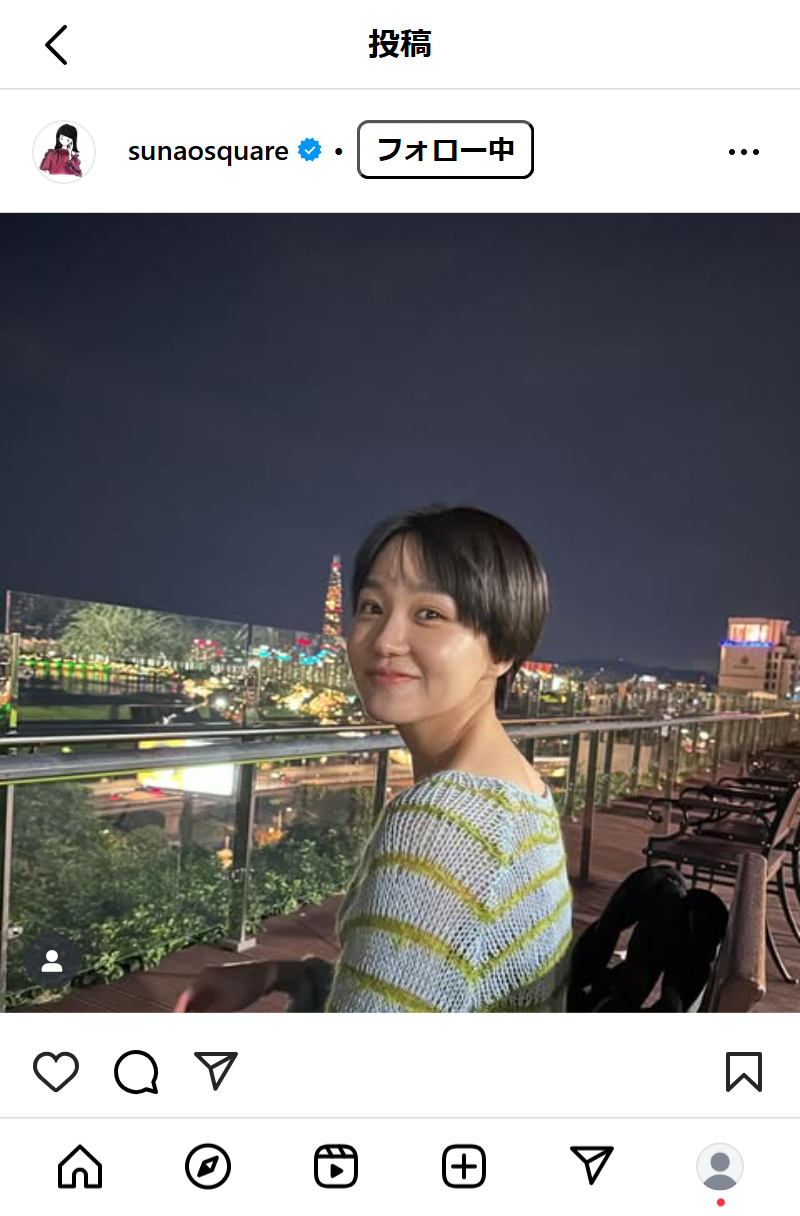 奈緒のインスタグラムから