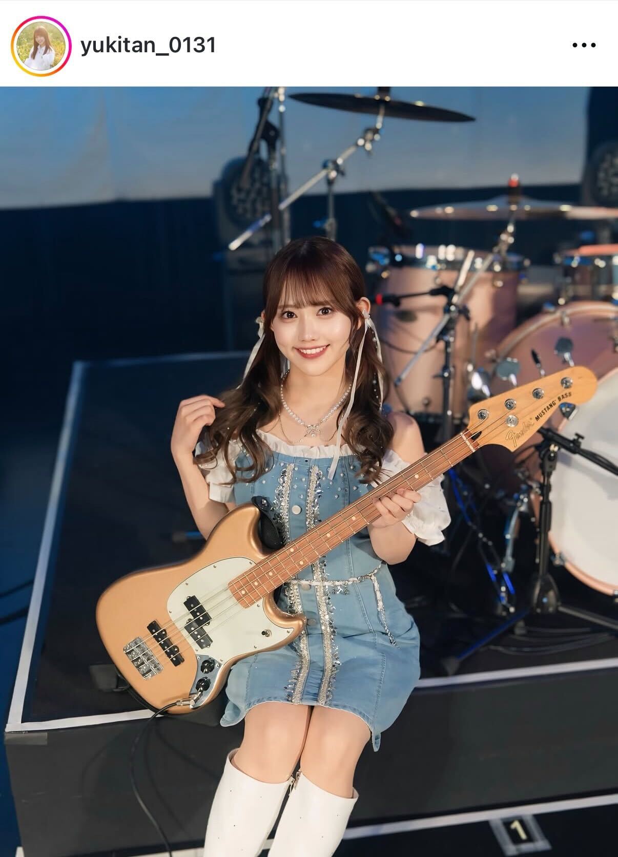 「きみとバンド」ゆきたんのインスタグラムから