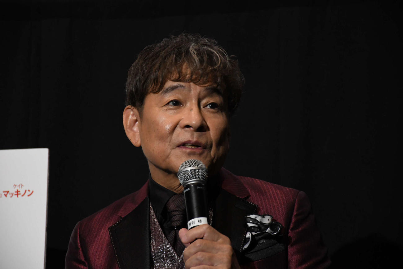 映画「ローズ家～崖っぷちの夫婦～」特別試写会に登壇した内場勝則（撮影・阪口孝志）