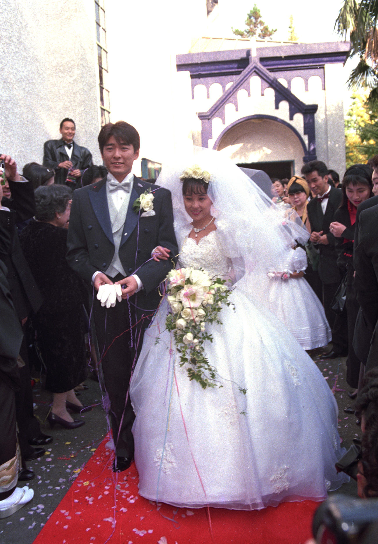 91年11月、結婚した元シブがき隊の布川敏和とつちやかおり
