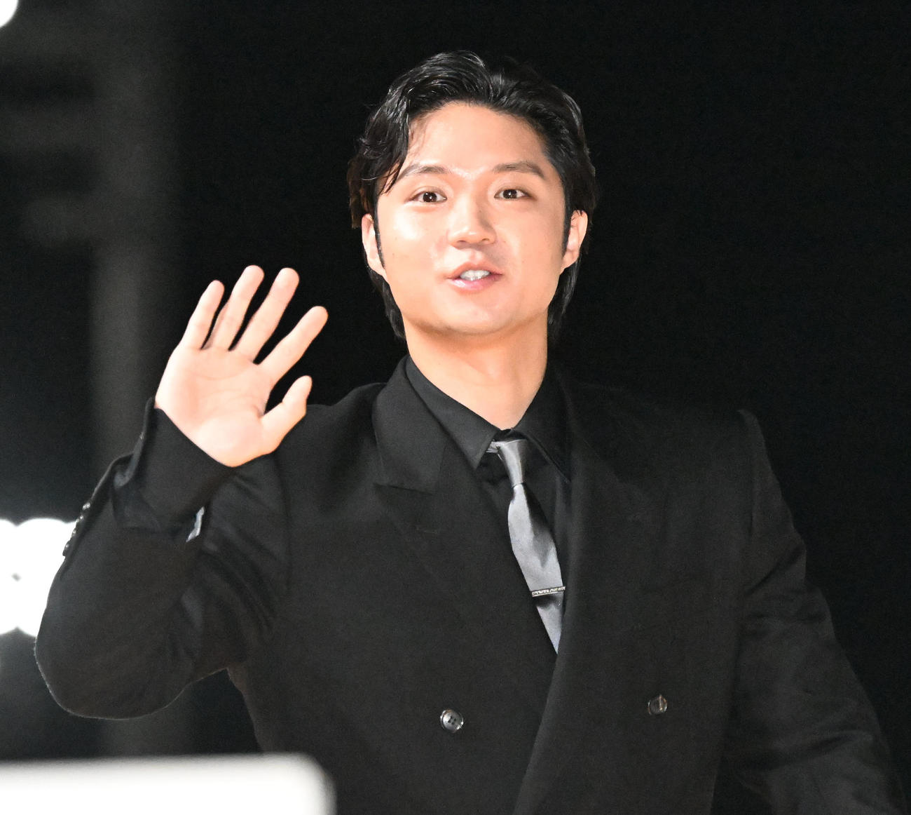 ミニトークショーに登場した磯村勇斗（撮影・千葉一成）