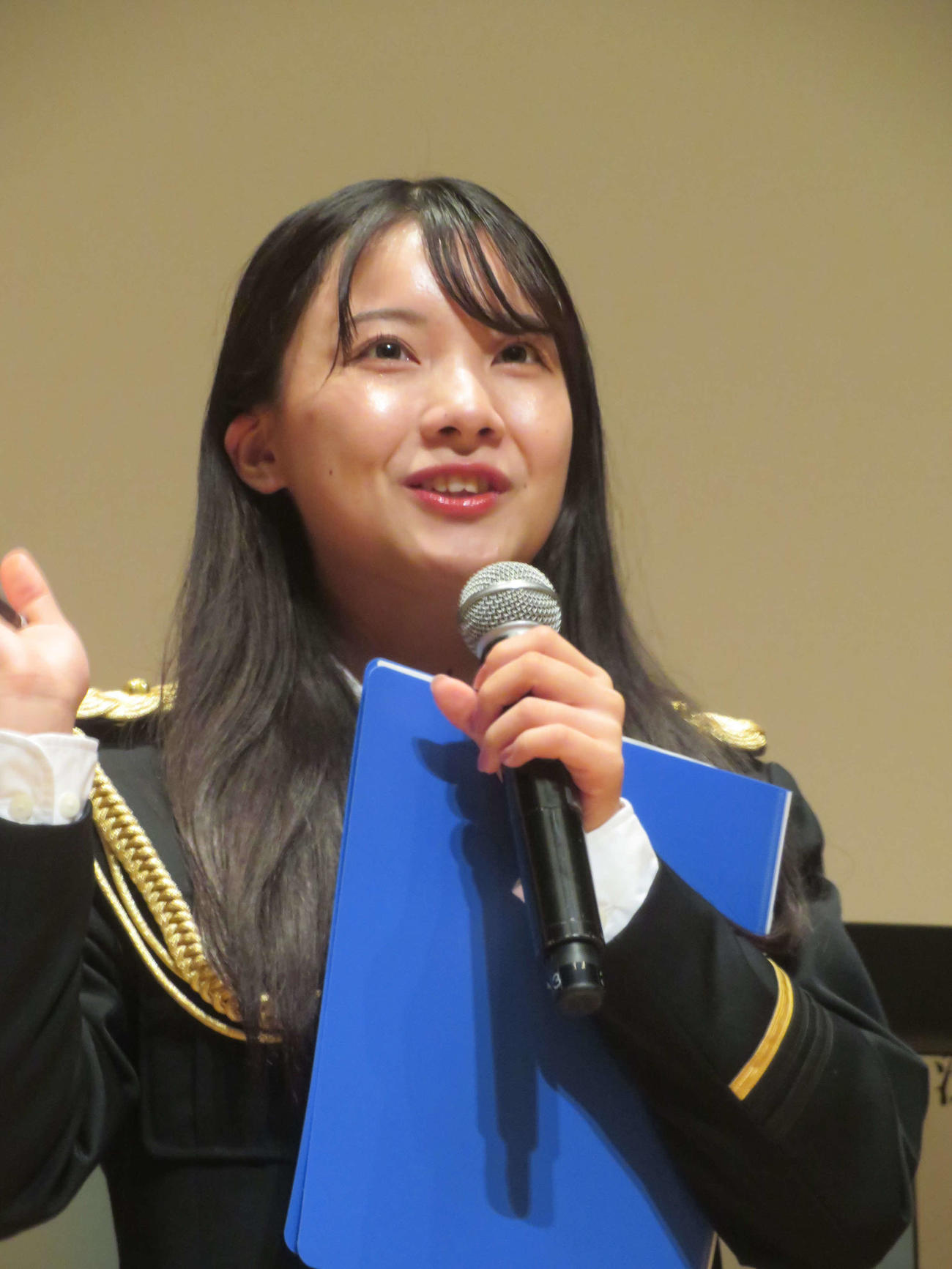 渋谷警察署主催イベント　全国地域安全運動「渋谷区民のつどい」に出席したRain Tree仲俣美希（撮影・川田和博）