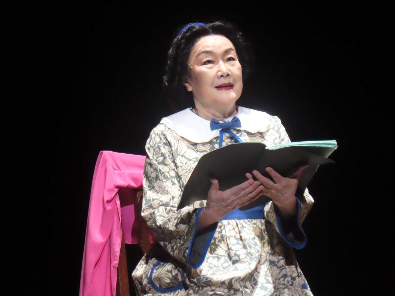 舞台「『大誘拐』～四人で大スペクタクル～」ゲネプロに出演した白石加代子
