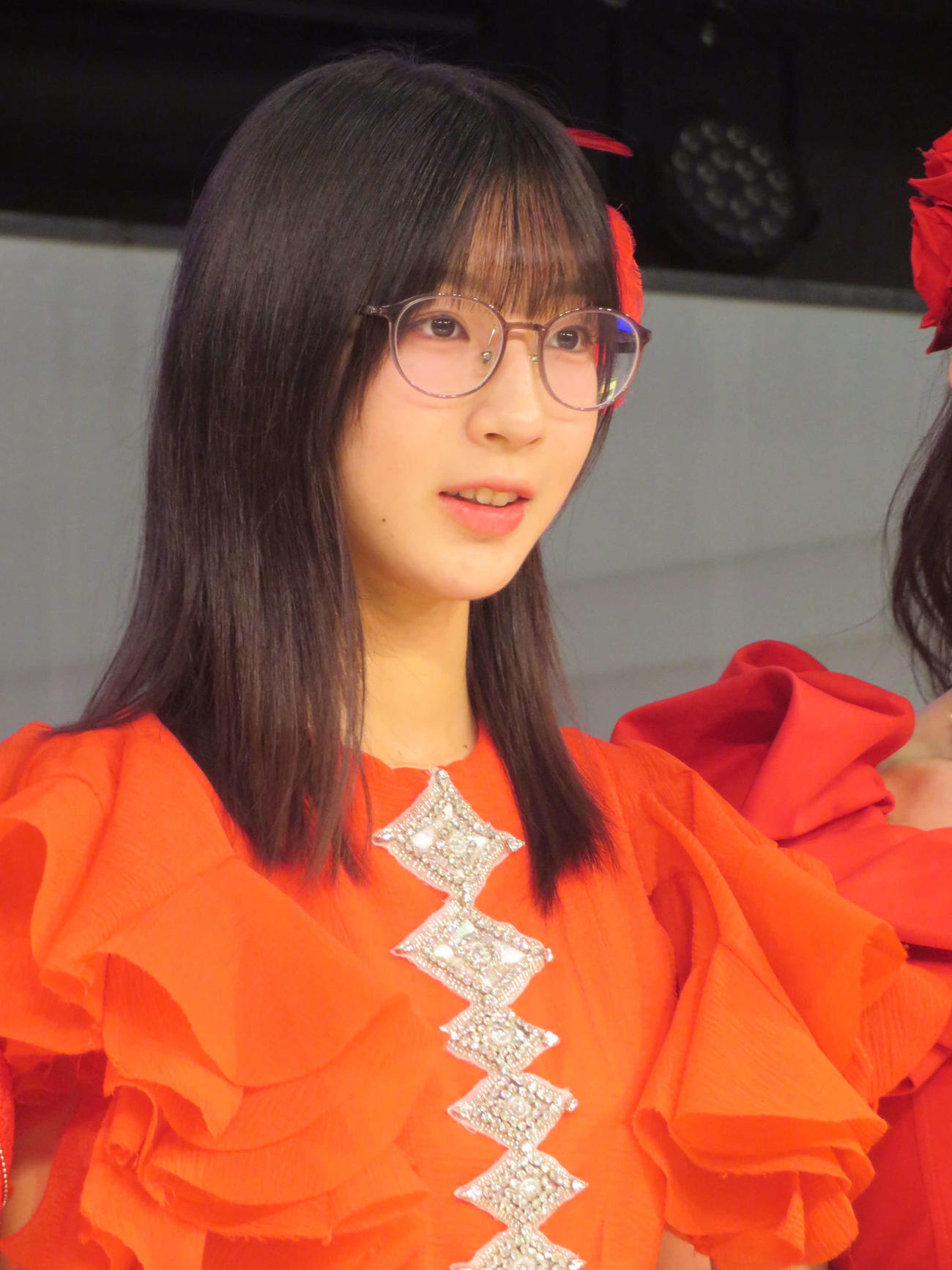 新曲発売イベントに出席したJuice＝Juice林仁愛（撮影・川田和博）