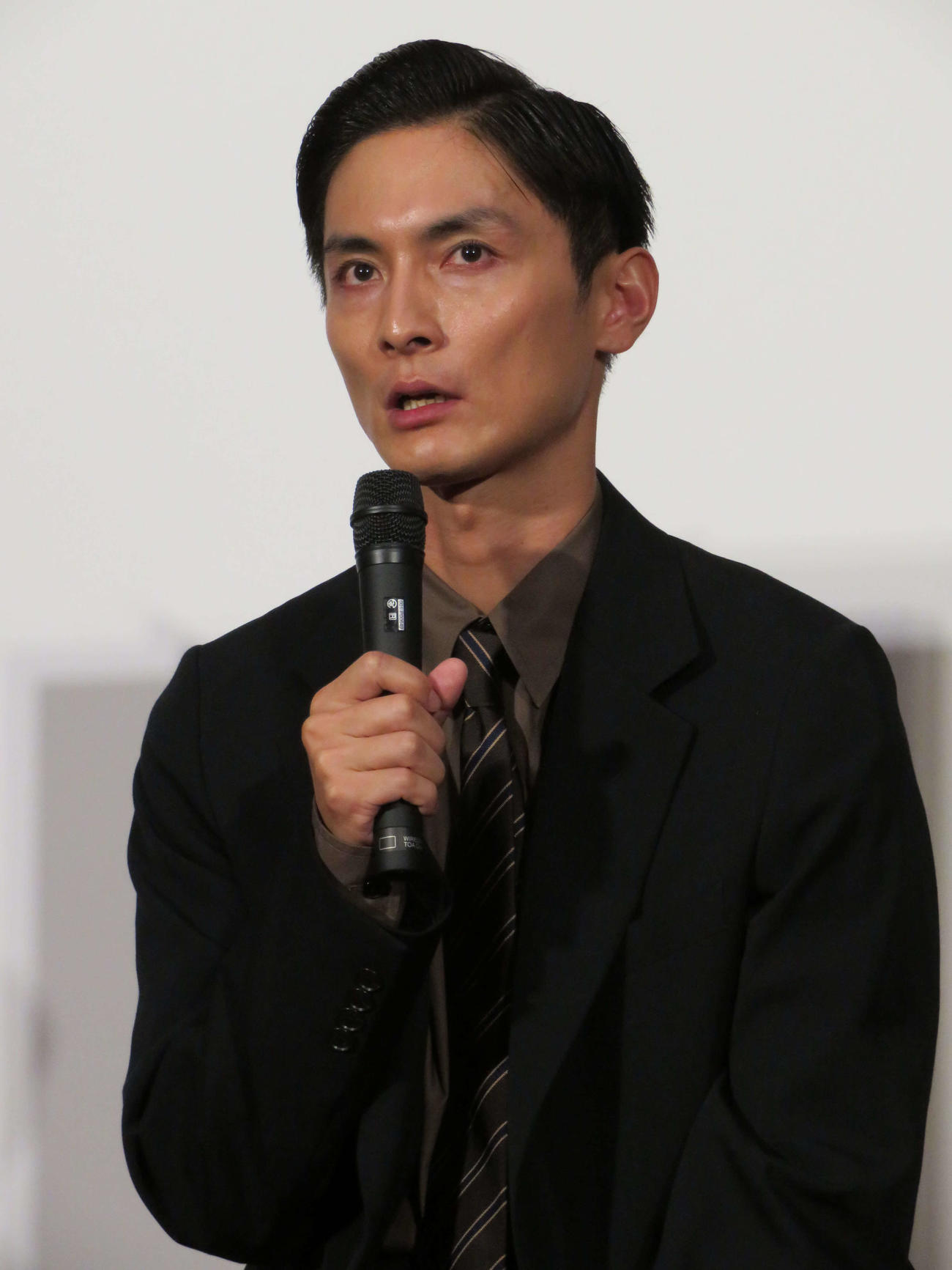NHK「未解決事件『北朝鮮　拉致事件』」ドラマ試写会に出席した高良健吾（撮影・村上幸将）