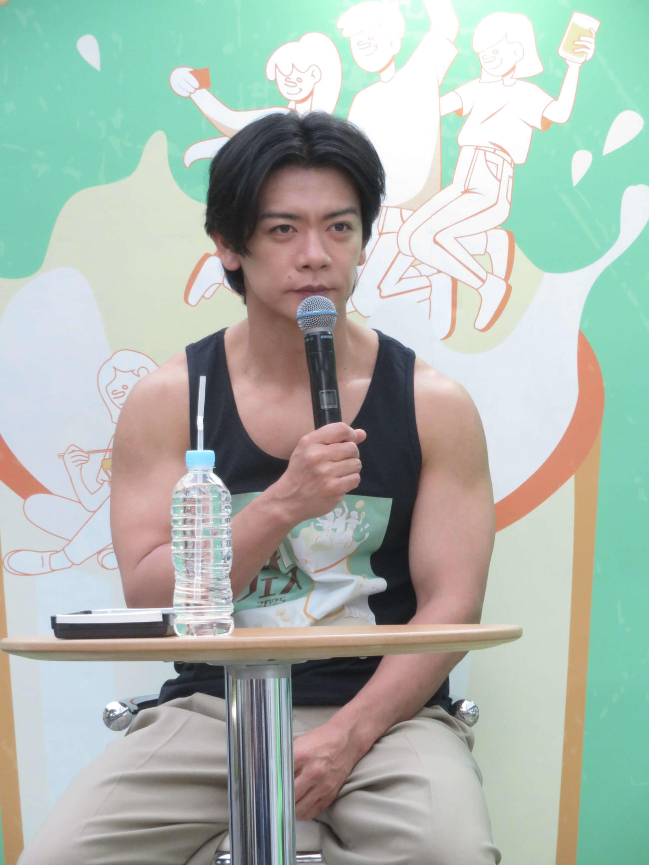 「キッコーマン豆乳Presents　豆乳フェス2025」オープニングセレモニーに登壇した野田クリスタル