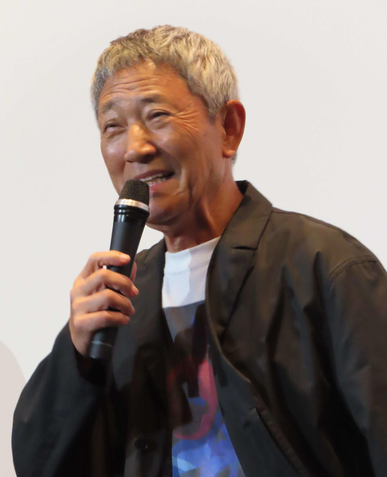 アニメ映画「ホウセンカ」の公開記念舞台あいさつに出席した小林薫