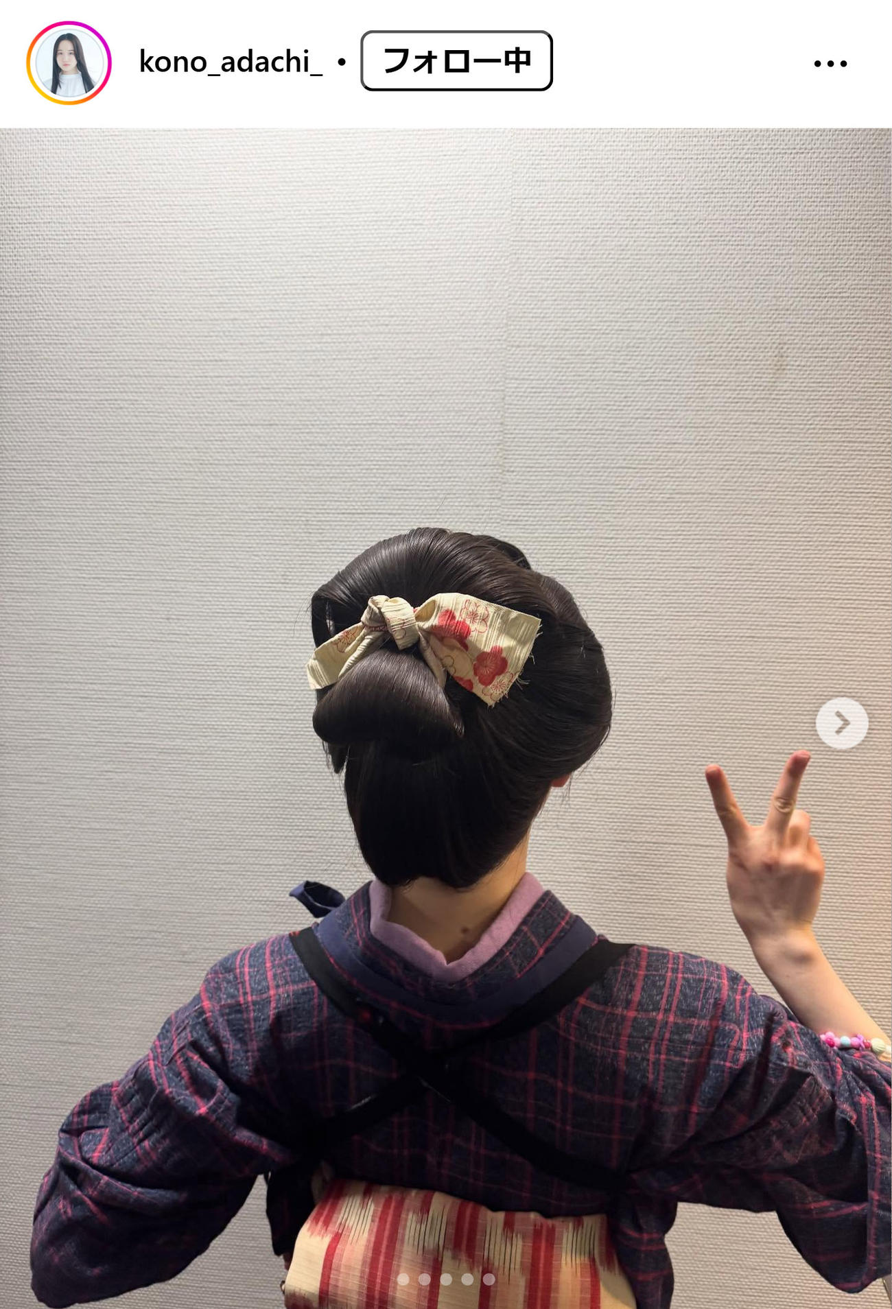 安達木乃のインスタグラムから