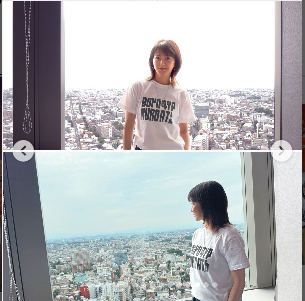 森高千里のインスタグラムから