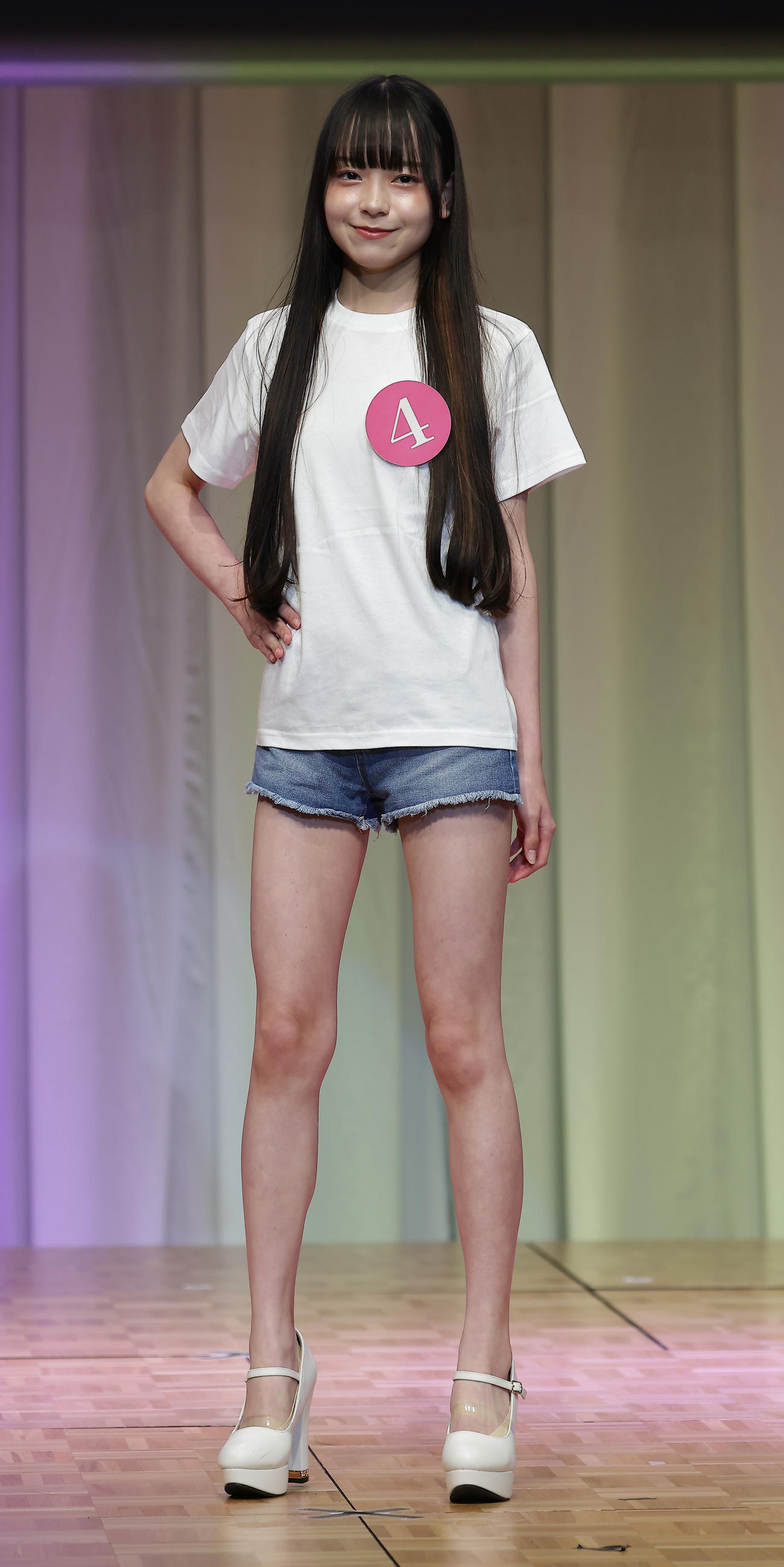 2026 MISS TEEN JAPANに出場した三好千智さん（撮影・中島郁夫）