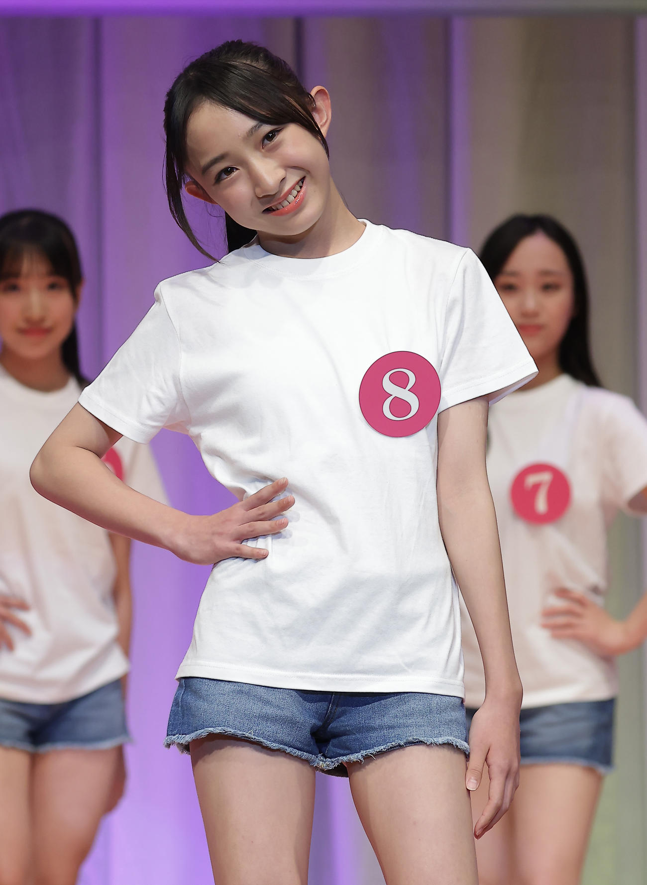 2026 MISS TEEN JAPANに出場した小林優菜さん（撮影・中島郁夫）