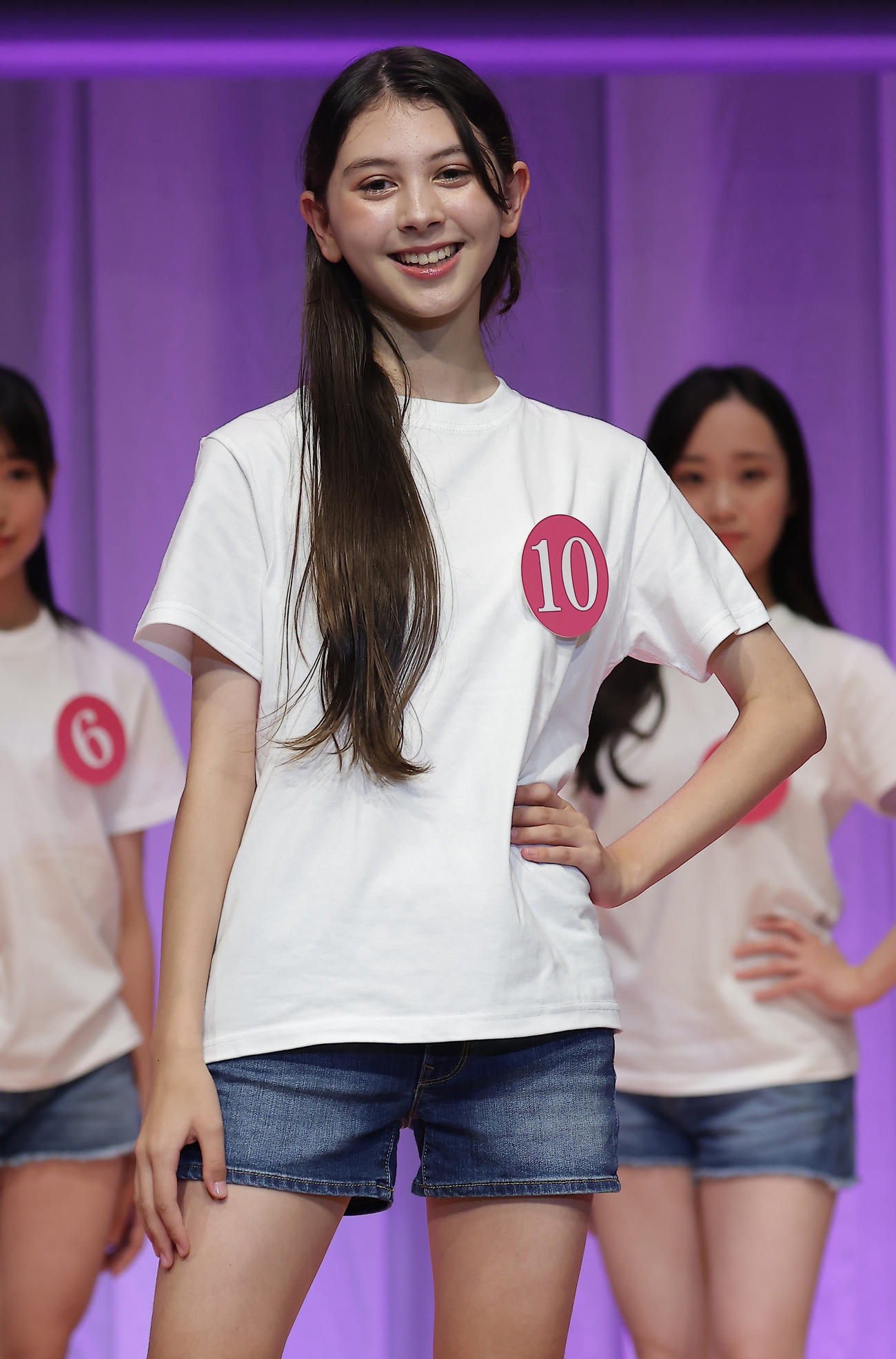 2026 MISS TEEN JAPANに出場した池之内琉羽さん（撮影・中島郁夫）