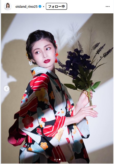 大島璃乃のインスタグラムから