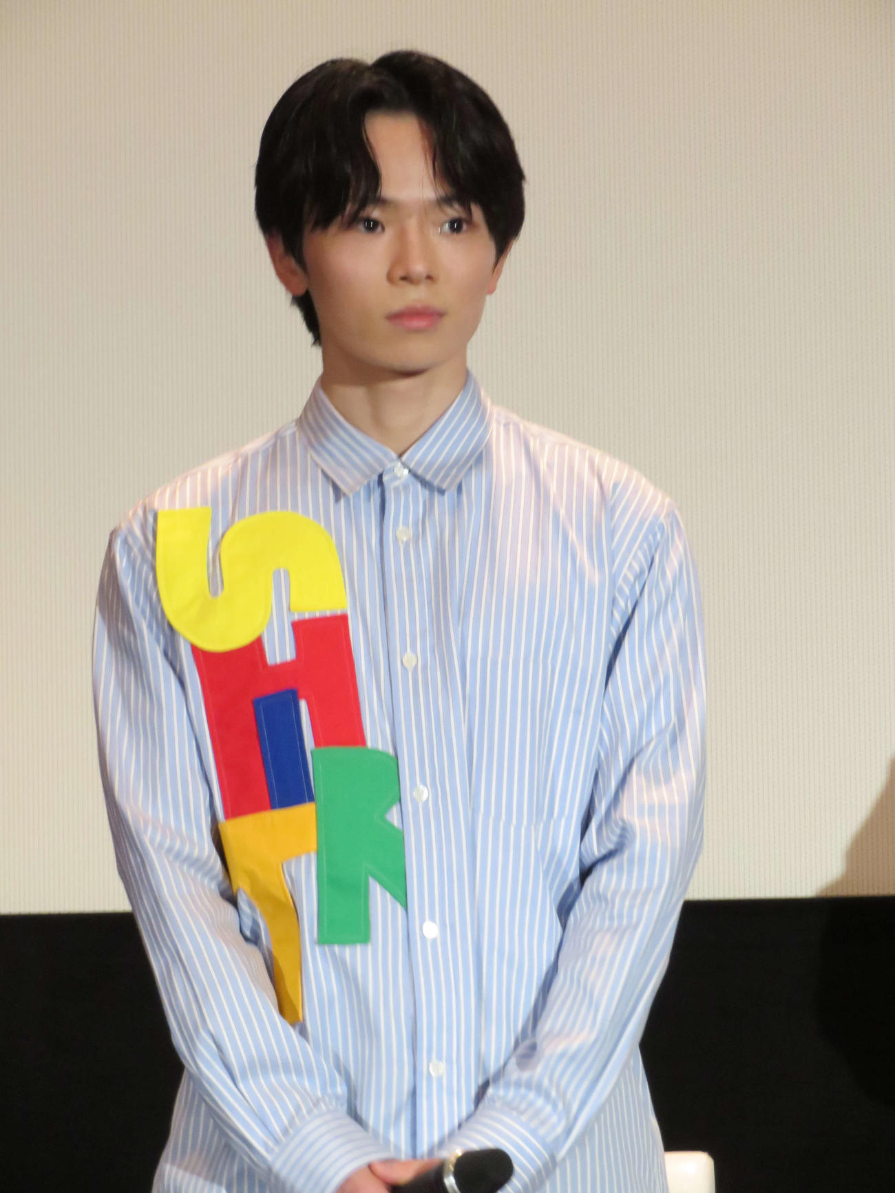 映画「愚か者の身分」公開直前イベントに登壇した林裕太（撮影・村上幸将）
