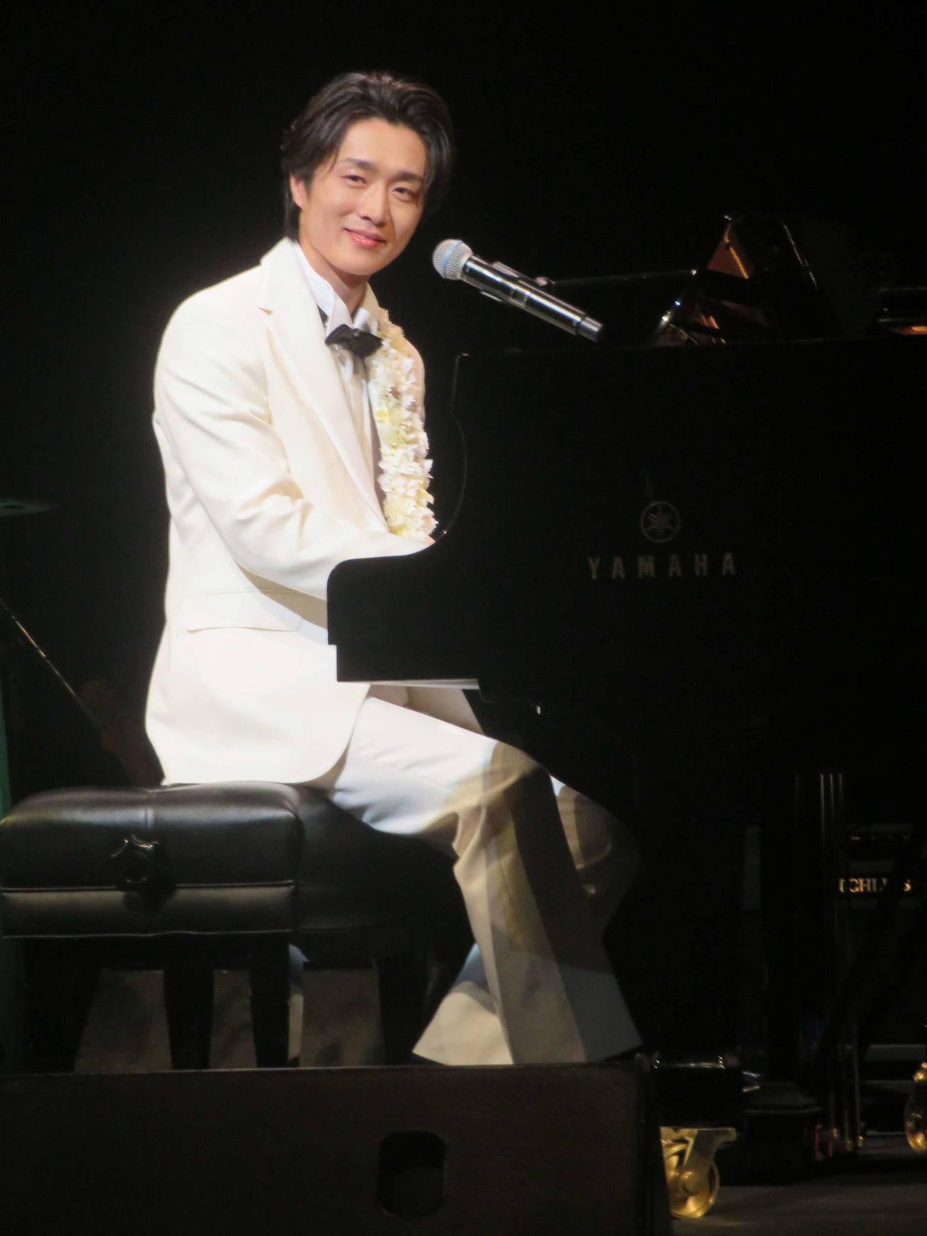 「2025　浅草秋の奏で」コンサートを行った真田ナオキ（撮影・川田和博）
