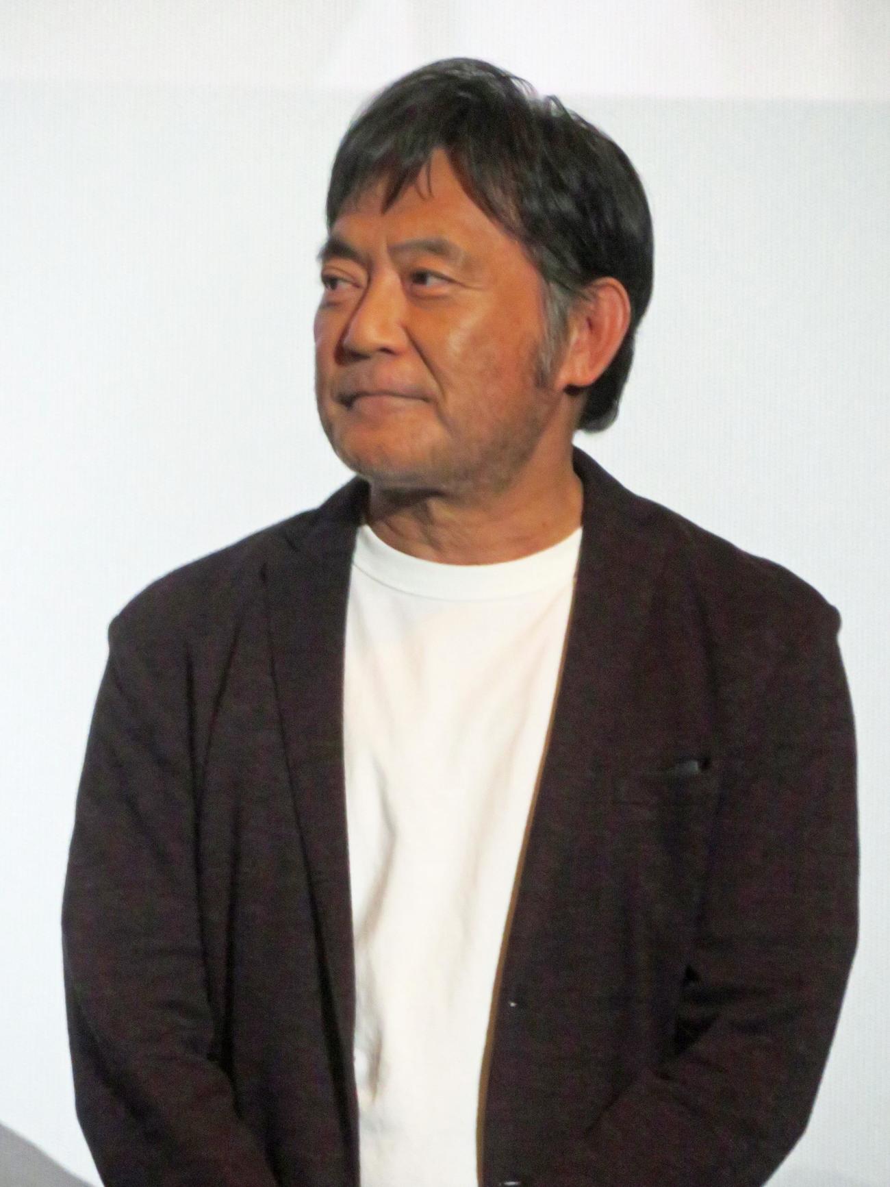 ショートドラマ「最期の、ありがとう。」特別先行試写会＆トークイベントに出席した渡辺いっけい（撮影・川田和博）
