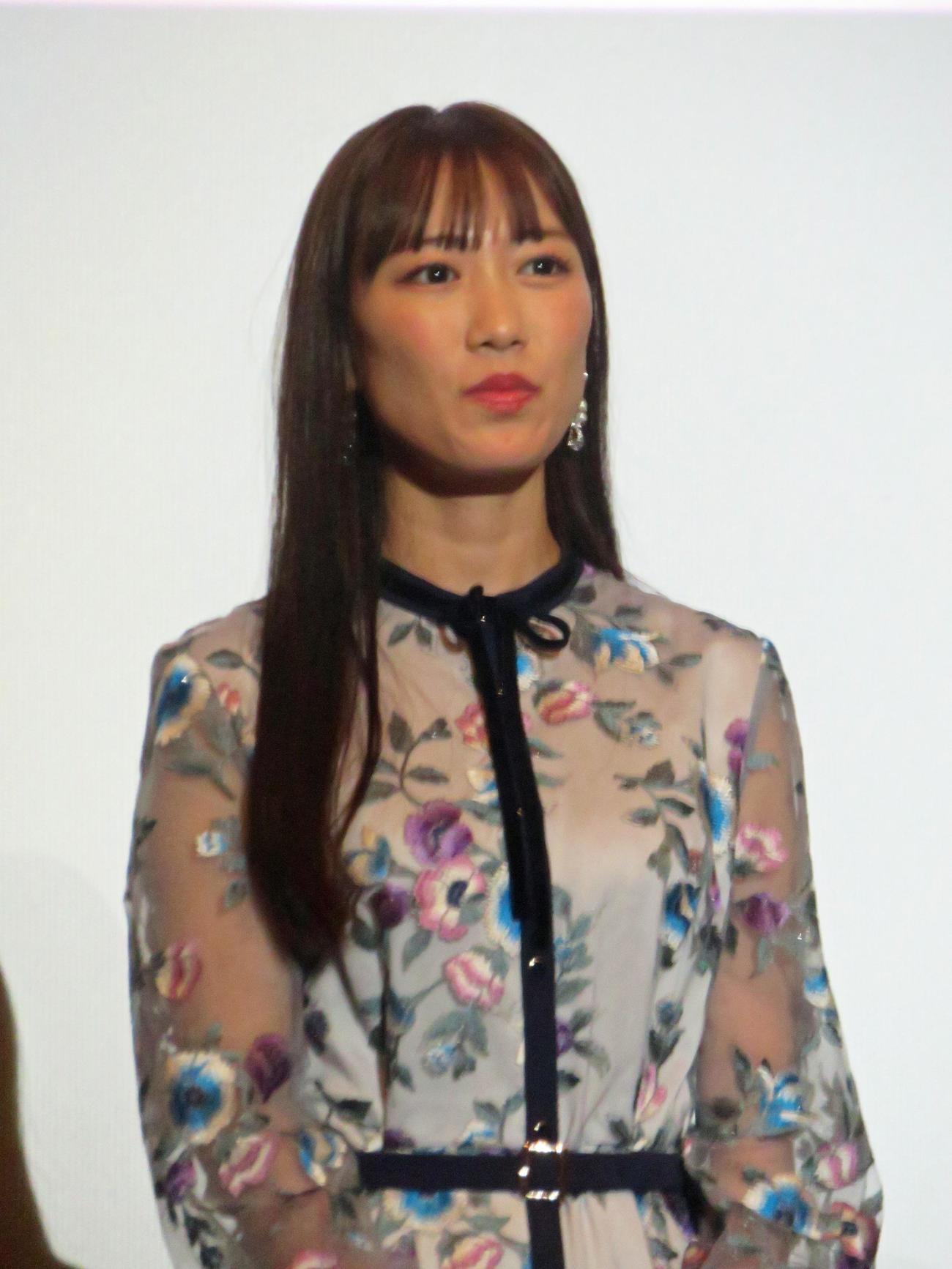 ショートドラマ「最期の、ありがとう。」特別先行試写会＆トークイベントに出席した高城れに（撮影・川田和博）