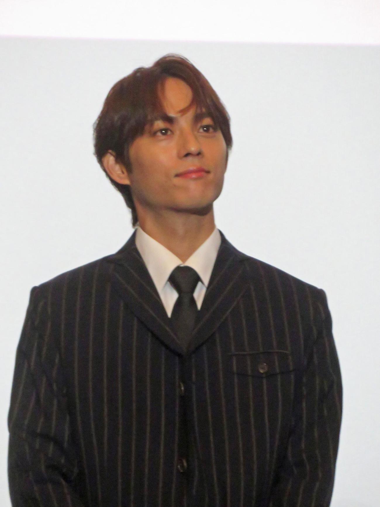 ショートドラマ「最期の、ありがとう。」特別先行試写会＆トークイベントに出席した永田崇人（撮影・川田和博）