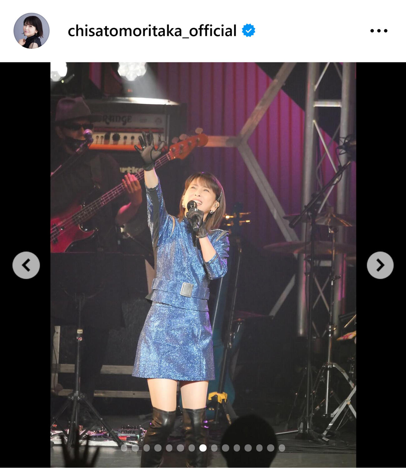 森高千里のインスタグラムから