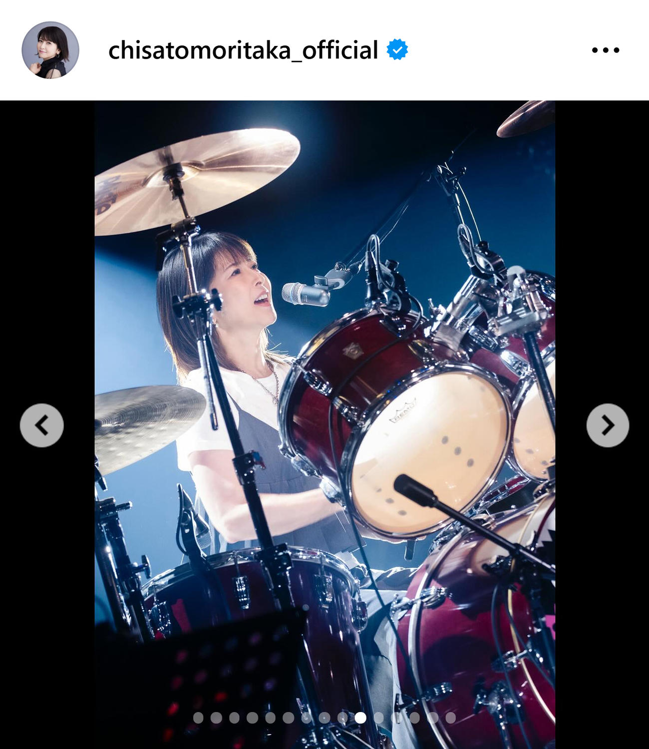 森高千里のインスタグラムから