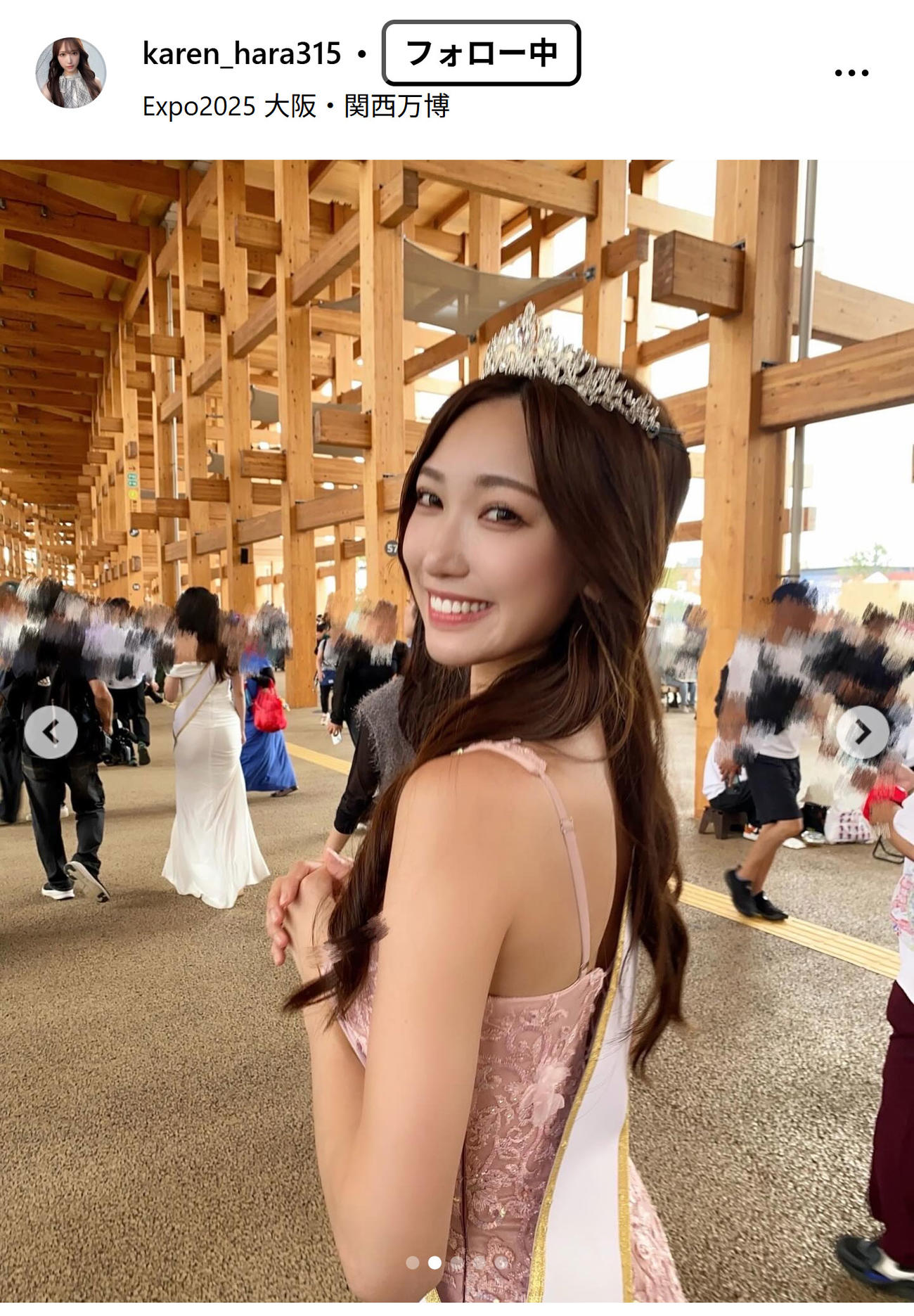原かれんのインスタグラムから