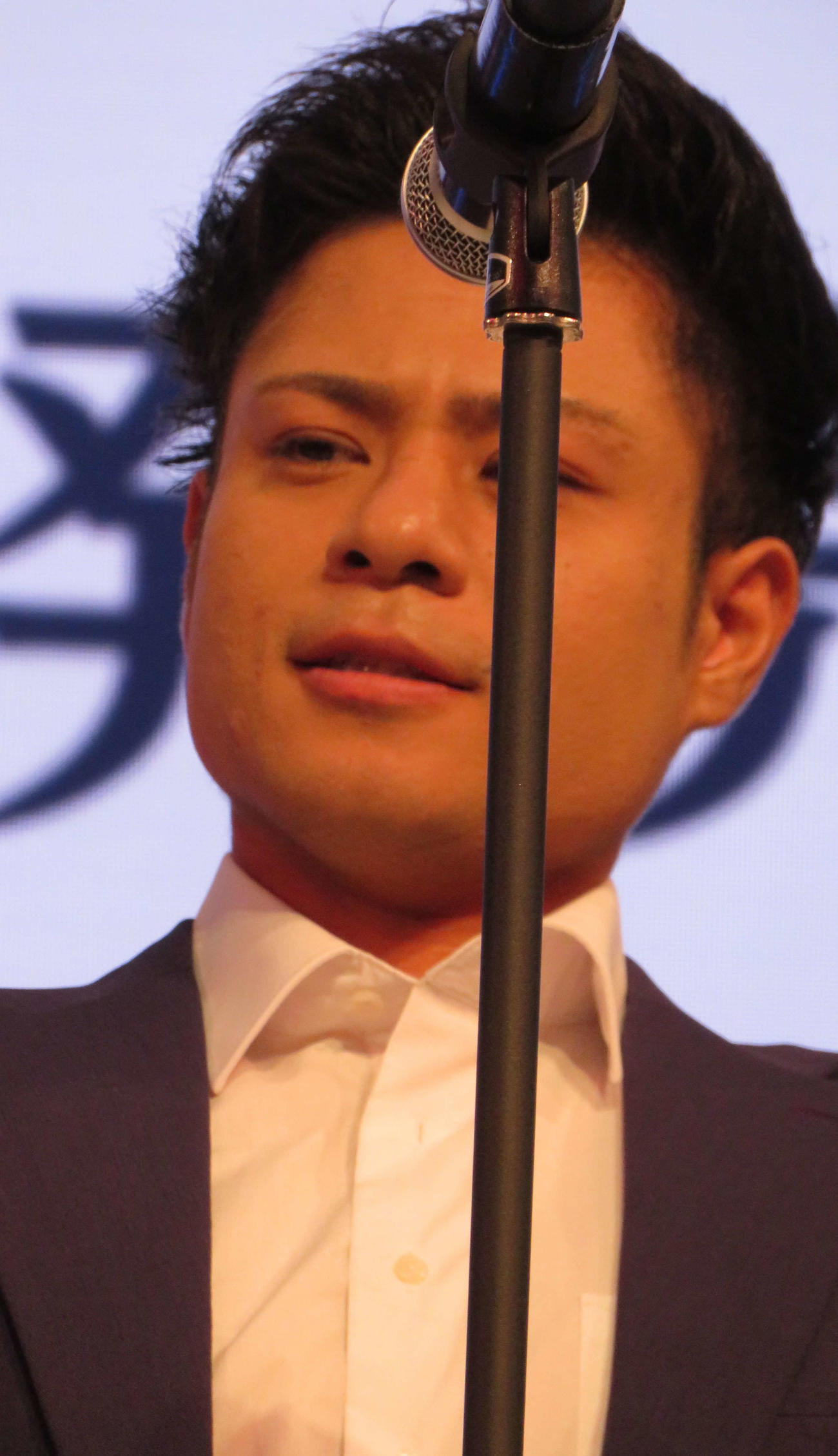 新曲「俺らしく…」追走盤の発売記念イベントを行った東京力車の田井裕一