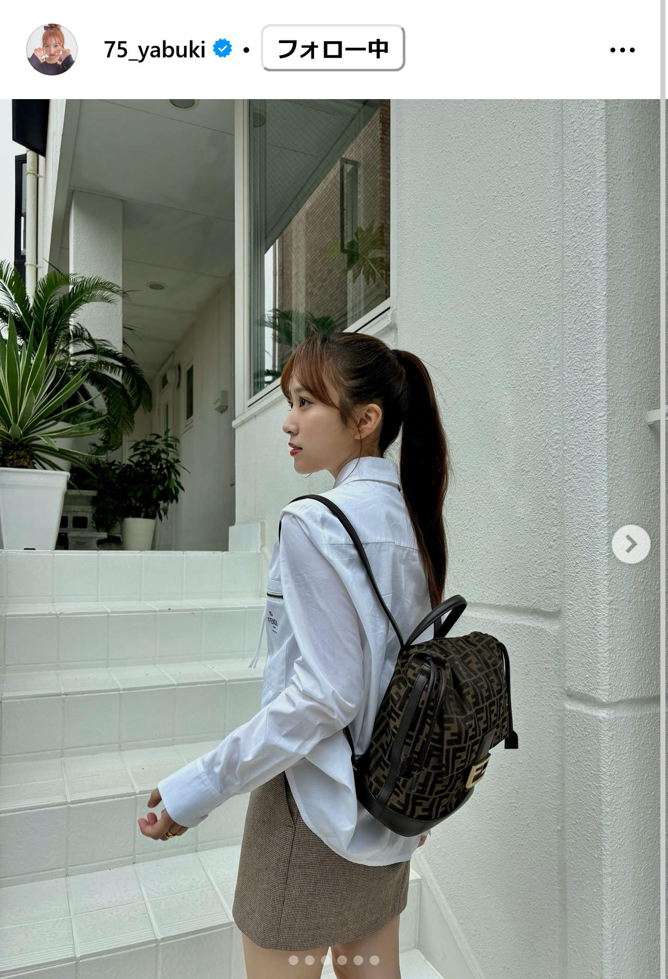 矢吹奈子のインスタグラムから