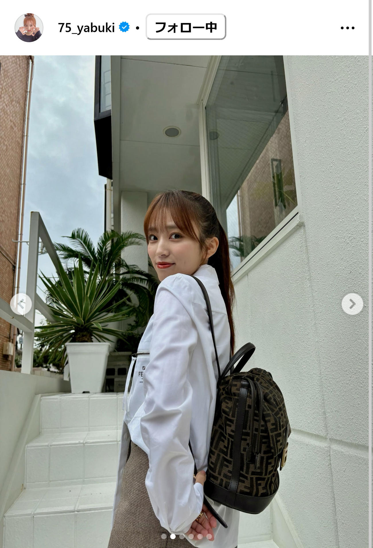 矢吹奈子のインスタグラムから