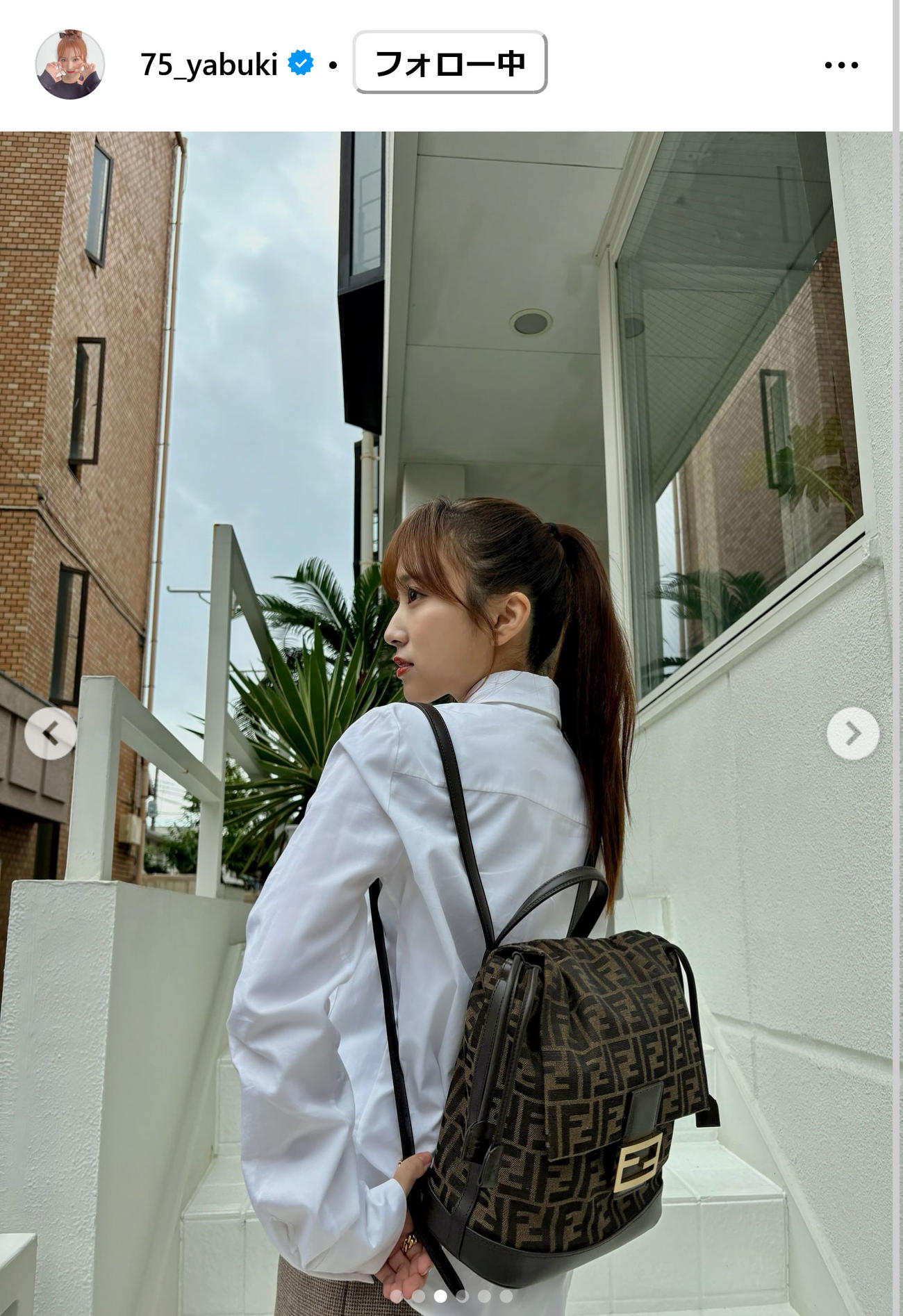 矢吹奈子のインスタグラムから