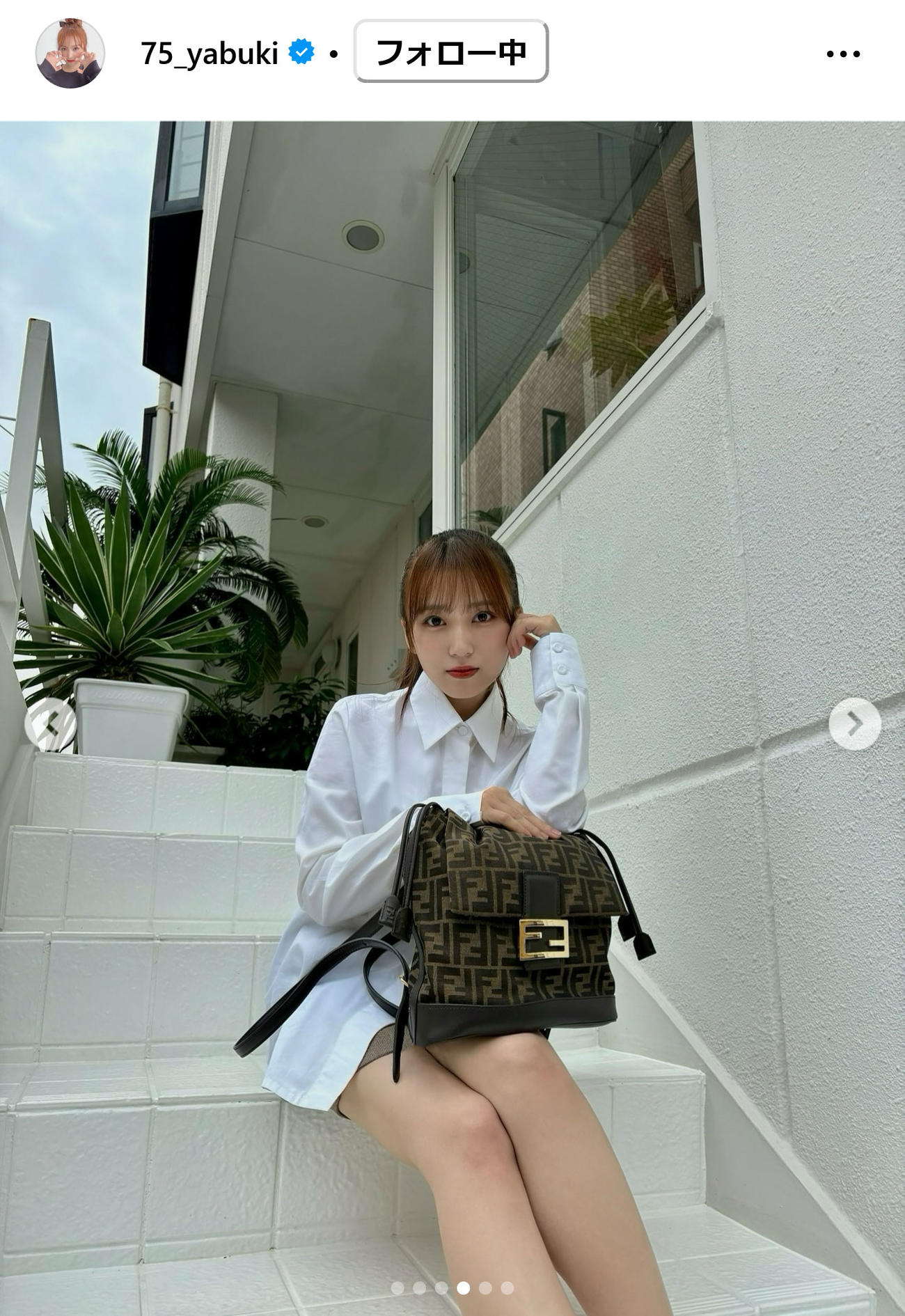 矢吹奈子のインスタグラムから