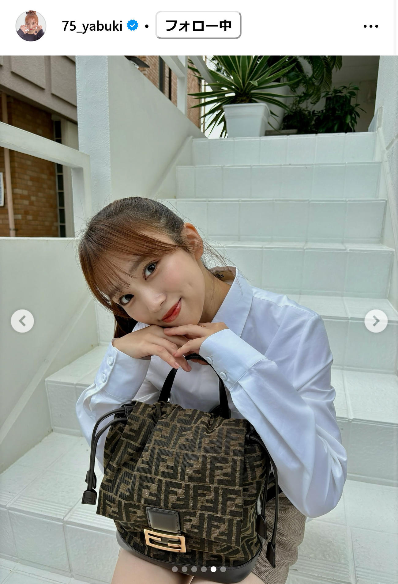 矢吹奈子のインスタグラムから
