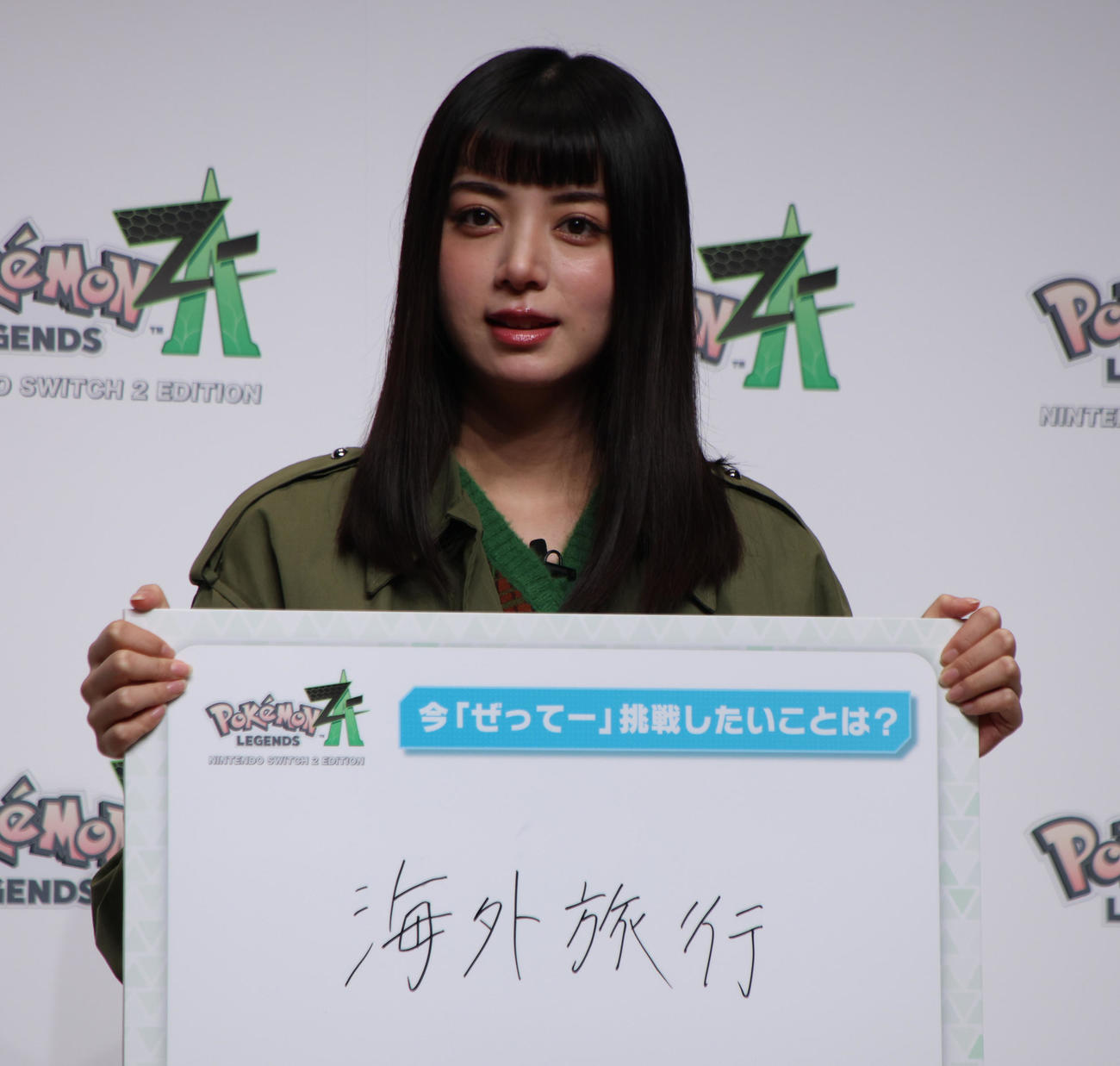 海外旅行に挑戦したいと語る池田エライザ（撮影・中島郁夫）