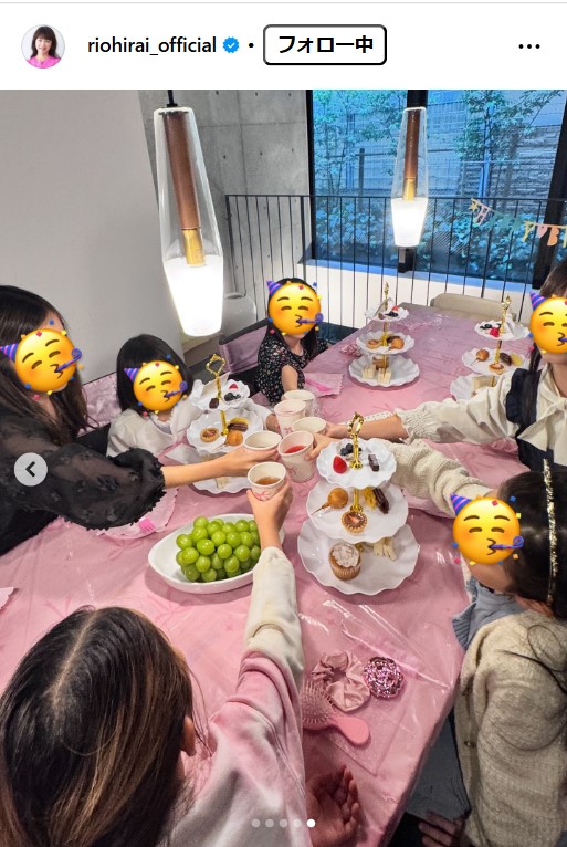 平井理央のインスタグラムから