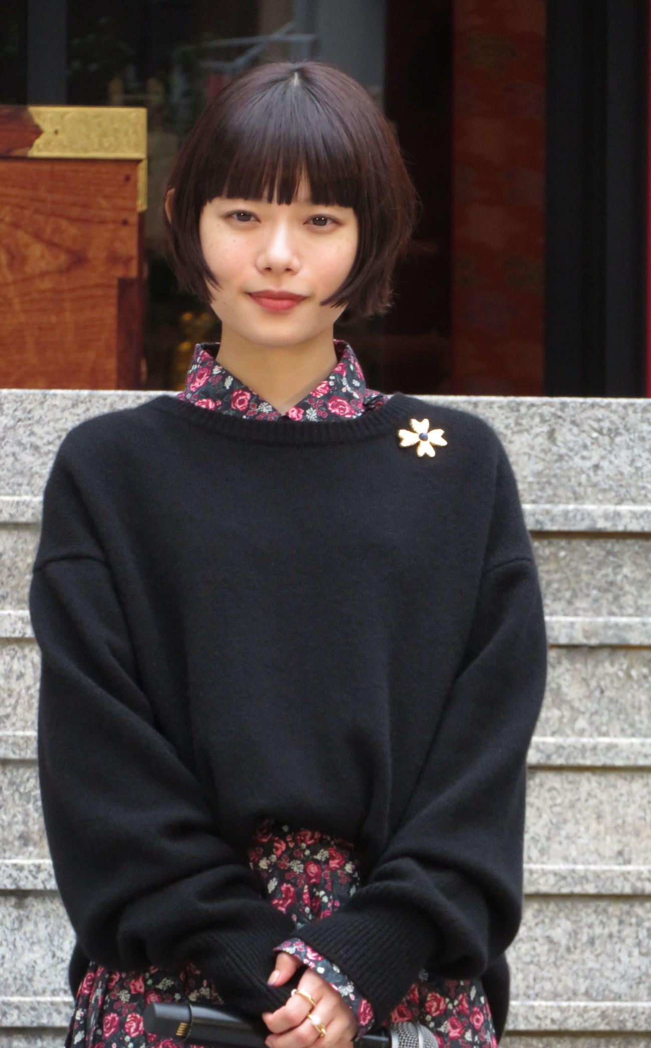 映画「ミーツ・ザ・ワールド」大ヒット祈願イベントに出席した杉咲花（撮影・村上幸将）